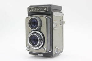 【訳あり品】 ヤシカ Yashica-A Yashikor 80mm F3.5 二眼カメラ v36