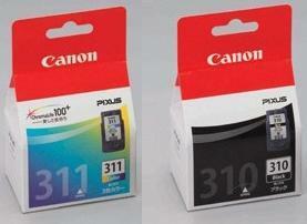 Canon純正インク　BC-310　BC-311　ブラック・カラー 新品2個セット　