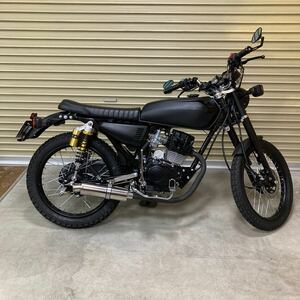 アライブプラス　CG125 YM125 改149cc 軽二輪登録　高速道路OK スクランブラーカスタム