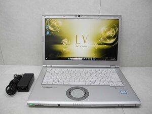 ☆1円☆第8世代☆CF-LV7RDAVS☆累積6700☆高解像度1920×1080☆Core i5 1.70GHz/8GB/SSD256GB/Sマルチ/無線/カメラ/Office/Win11DtoD領域☆