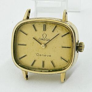 05127 オメガ OMEGA 稼働品 ジュネーブ Geneve レディース 腕時計 手巻き ゴールドカラー アンティーク ヴィンテージ