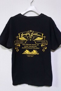 Langlitz Leathers ラングリッツレザー 限定 Tシャツ size S USA製 黒 ブラック