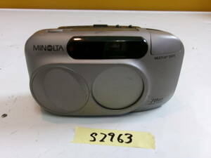 (S-2963)MINOLTA コンパクトカメラ 70W RIVA ZOOM 動作未確認 現状品