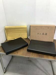 送料無料せ52101 唐木花台2点 時代物　検/中国古玩骨董茶道具堆朱紫檀黒檀花梨清民国屈輪彫堆黒剔犀書道具