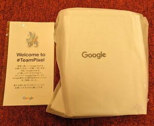 Google Pixel 購入特典 ポーチ 巾着袋 ピンバッジ セット 新品 パスケース Pixel カードケース