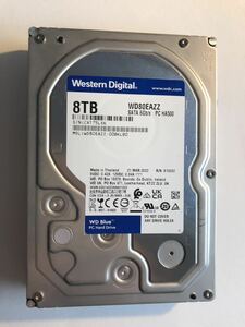 ③Western Digital/ウエスタンデジタル　3.5インチ　SATA　HDD　ハードディスクWD80EAZZ　 8TB　 