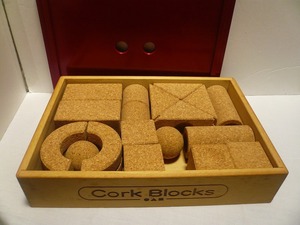 コルク 積み木 Cork Blocks a-set つみき CORK LANDO 知育玩具/80サイズ