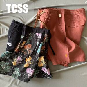 ⑩ 新品 2枚セット TCSS サーフパンツ Critical Slide 海パン ボードショーツ
