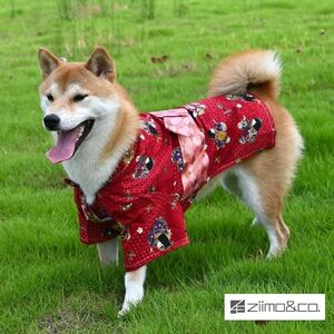 中型犬Lサイズ◆【ラスト1枚】着物 浴衣 夏祭り 帯風 新品 犬服 ドッグウェア 新作 ペット 春 夏 秋 イベント 上質 コスチューム 高級感