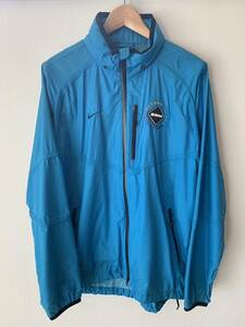 F.C.Real Bristol NIKE エフシーリアルブリストル ナイキ VENTILATION NYLON JACKET ベンチレーション ナイロン ジャケット M ブルー 美品