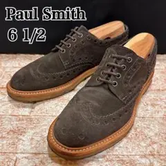 Paul Smith ポールスミス スウェード ウィングチップ ビジネスシューズ