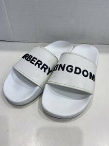 【Burberry バーバリー】 FURLEY SANDAL スライドサンダル KINGDOM ホワイト 42 2405oki k