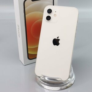 Apple iPhone12 64GB White A2402 MGHP3J/A バッテリ90% ■SIMフリー★Joshin5404【1円開始・送料無料】