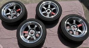 レイズ RAYS ボルクレーシング VolkRacing TE37V 15インチ 8J PCD114.3 4H offset±0