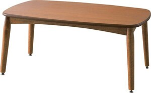 こたつテーブル 単品 おしゃれ 長方形 木製 天然木 無垢 ヒーター付き ハイタイプ ローテーブル 高さ38/55 2WAY 幅90 300w ID012 新品