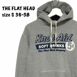 THE FLAT HEAD フラットヘッド プルオーバー パーカー スウェット sizeS(36-38) グレー