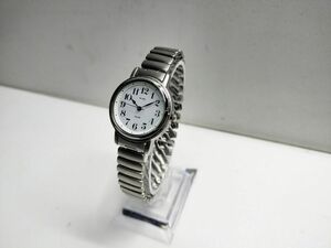 6L リキ ワタナベ セイコー アルバ レディース 腕 時計 伸縮 バンド ソーラー 不働 SOLAR riki watanabe collection Seiko Alba◆