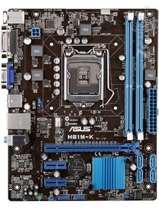 中古動作品 ASUS H61M-K マザーボード Intel H61 LGA 1155 Micro ATX DDR3