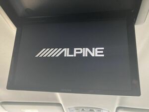 【美品】ALPINE フリップダウンモニター 10.2インチWVGAリアビジョン TMX-R3000B アルパイン リアモニター アルヴェル LED REARVITION