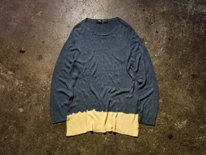 COMME des GARCONS HOMME PLUS 93AW 脱色レーヨンロングニット 1993AW AD1993 90s コムデギャルソンオムプリュス 脱色期