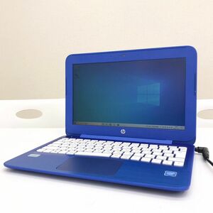 1円 PC堂2【ジャンク】Windows10 Home HP Stream Notebook PTN-Q1665 Celeron N2840 DDR3 2GB SD 32GB 11.6インチ【訳あり】MD00094