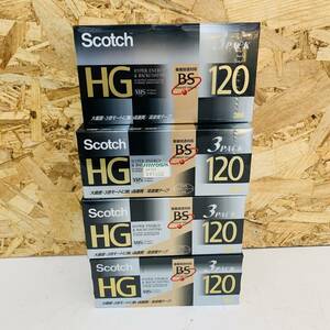 未開封品　Scotch　ビデオテープ　VHS　HG120　3PACK×4セット T-120HGH　 ※2400010367120