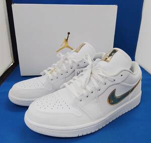 鑑定済 NIKE / ナイキ / スニーカー / WMNS AIR JORDAN 1 LOW SE / CZ4776-100 / AJ1 / WHITE / GOLD / 28.5cm / メンズ / 未使用