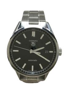 TAGHeuer◆自動巻腕時計/アナログ/ステンレス/BLK/SLV/ 20240317日差+11