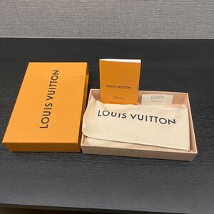 LOUIS VUITTON ブラック ルイヴィトン レザー 長財布　箱付き