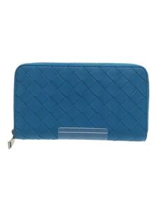 BOTTEGA VENETA◆長財布/レザー/BLU/メンズ/608051 VCPP2 4611