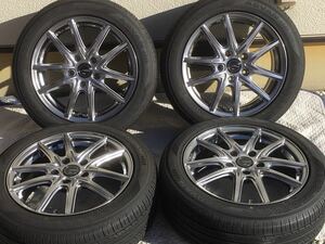 レオニス　ナヴィア01NEXT 6.5Jx16 +53 114.3 5H アドバンdB V552 195/55R16 使用4か月 2000㎞