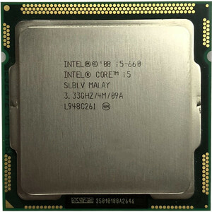 Intel Core i5-660 SLBLV 2C 3.33GHz 73W LGA 1156 CM80616003177AC