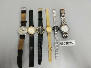 0503B259　時計　腕時計　ジャンク品　おまとめ　SWISSARMY　AUREOLE　BUREN　SEIKO　など