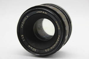 【訳あり品】 ヤシカ Yashica Auto Yashinon-DS 50mm F1.9 M42マウント レンズ C8783