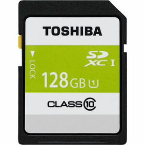 東芝 SDAR40N128G SDXCメモリカード 128GB Class10 UHS-I