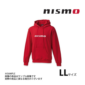 NISMO ニスモ コットン フーデッド パーカー レッド 赤 LLサイズ KWA04-50R14 製造廃止品 (660192668