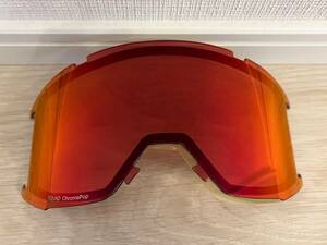 未使用 スミス レンズ SQUAD ChromaPop Everyday Red Mirror レンズ ゴーグル スノーボード スキー 交換用 スペアレンズ