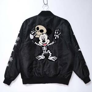 【送料無料】BEAMS/ビームス/Bill Wall Leather×Disney/STUDIUM JAMPER/スタジアムジャンパー/スタジャン/ビルウォールレザー/ディズニー