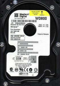 WesternDigital WD800BB-22FJA0 80GB IDE/ATA 7200rpm