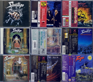 SAVATAGE サヴァタージ 9枚セット POWER OF THE NIGHT, GUTTER BALLET, STREETS A ROCK OPERA, EDGE OF THORNS, POETS AND MADMEN etc.