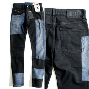 DIESEL ディーゼル 定4.2万 D-STRUKT-SP3 ヴィンテージウォッシュ ストレッチ デニムパンツ ジーンズ 00SDVQ 01 W28-L32 ▲077▼bus9516d