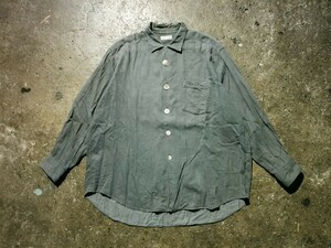 COMME des GARCONS HOMME 86AW グラデーションボタンシャツ デカボタン 1986AW 1980s 80s コムデギャルソンオム