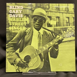 BLIND GARY DAVIS / HARLEM STREET SINGER (US-ORIGINAL/青銀DGラベル初版,COATINGジャケット)