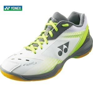 【SHB65Z3S(656) 23.0】YONEX(ヨネックス) バドミントンシューズ　パワークッション 65Zスリム　ホワイト/ライム　新品未使用 