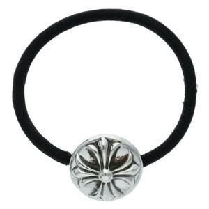 クロムハーツ Chrome Hearts HAIRBAND/クロスボールボタンヘアゴム シルバーコンチョ 中古 SS07