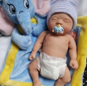 リボーンドール　赤ちゃん人形　リアル赤ちゃん　ベビー　未熟児モデル　フルシリコン　フルセット　かわいい赤ちゃん　閉眼タイプ