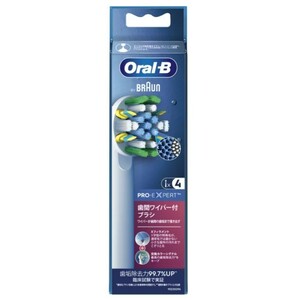 [新品]オーラルケア/電動歯ブラシ替えブラシ　BRAUN Oral-B ブラウンオーラルB　フロスアクションブラシ　替えブラシ4本入　EB25RX-4HB