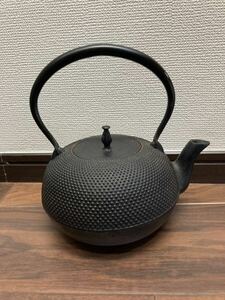 1円〜！南部鉄器 南部鉄瓶 急須 アンティーク 茶器 鉄瓶 重さ2.620ｇ 刻印あり