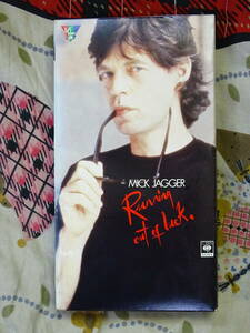 MICK JAGGER Running Out Of Luck vhs