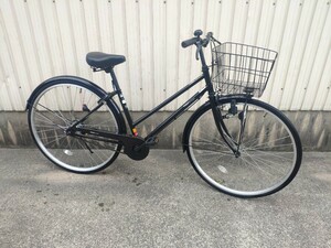 ☆POZZAT☆　27インチ自転車　シティサイクル/ママチャリ　ブラック　ギアなし　　☆岐阜発☆